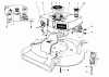 Toro 21738 - Whirlwind Lawnmower, 1982 (2000001-2999999) Pièces détachées ENGINE ASSEMBLY
