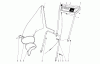 Toro 21900 - Whirlwind Lawnmower, 1973 (3000001-3999999) Pièces détachées HANDLE ASSEMBLY