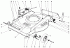 Toro 22005 - Lawnmower, 1984 (4000001-4999999) Pièces détachées MOWER HOUSING ASSEMBLY