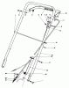 Toro 22015 - Lawnmower, 1983 (3000001-3999999) Pièces détachées HANDLE ASSEMBLY (MODEL 22020)