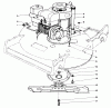 Toro 22020 - Lawnmower, 1984 (4000001-4999999) Pièces détachées ENGINE ASSEMBLY (MODEL 22015)