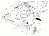 Toro 22020 - Lawnmower, 1984 (4000001-4999999) Pièces détachées HOUSING ASSEMBLY (MODEL 22020)