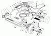 Toro 22020 - Lawnmower, 1985 (5000001-5999999) Pièces détachées HOUSING ASSEMBLY (MODEL 22015)