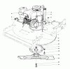 Toro 22015 - Lawnmower, 1986 (6000001-6999999) Pièces détachées ENGINE ASSEMBLY (MODEL 22015)