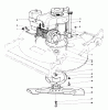 Toro 22020 - Lawnmower, 1986 (6000001-6999999) Pièces détachées ENGINE ASSEMBLY (MODEL 22020)