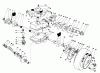Toro 22015 - Lawnmower, 1986 (6000001-6999999) Pièces détachées GEAR CASE ASSEMBLY (MODEL 22020)