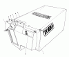 Toro 22015 - Lawnmower, 1986 (6000001-6999999) Pièces détachées GRASS BAG ASSEMBLY NO. 11-5609