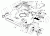 Toro 22015 - Lawnmower, 1986 (6000001-6999999) Pièces détachées HOUSING ASSEMBLY (MODEL 22015)