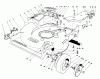 Toro 22015 - Lawnmower, 1986 (6000001-6999999) Pièces détachées HOUSING ASSEMBLY (MODEL 22020)
