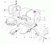 Toro 22025 - Lawnmower, 1984 (4000001-4999999) Pièces détachées GAS TANK ASSEMBLY