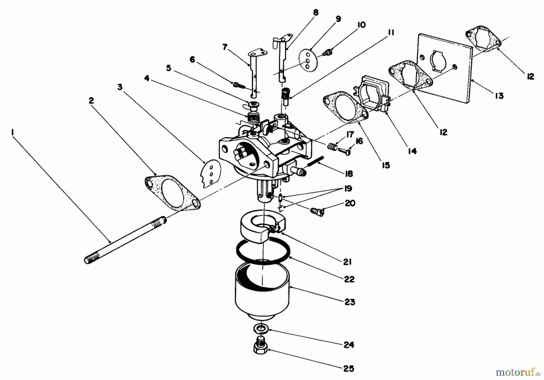  Toro Neu Mowers, Walk-Behind Seite 2 22025 - Toro Lawnmower, 1988 (8000001-8999999) ENGINE ASSEMBLY MODEL NO. 47PH7 #3