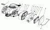 Toro 22025 - Lawnmower, 1989 (9000001-9999999) Pièces détachées ENGINE ASSEMBLY