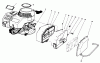 Toro 22025C - Lawnmower, 1988 (8000001-8999999) Pièces détachées ENGINE ASSEMBLY