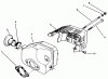 Toro 22026 - Side Discharge Mower, 1994 (4900001-4999999) Pièces détachées MUFFLER ASSEMBLY (MODEL NO. 47PR4-3)
