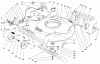 Toro 22026 - Side Discharge Mower, 1997 (7900001-7999999) Pièces détachées HOUSING & WHEEL ASSEMBLY