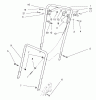 Toro 22026 - Side Discharge Mower, 1999 (9900001-9999999) Pièces détachées HANDLE ASSEMBLY