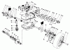 Toro 22030 - Lawnmower, 1984 (4000001-4999999) Pièces détachées GEAR CASE ASSEMBLY (MODEL 22035)