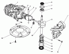 Toro 22035 - Lawnmower, 1990 (0000001-0999999) Pièces détachées CRANKSHAFT ASSEMBLY (MODEL NO. 47PK9-3)