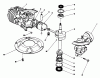 Toro 22030 - Lawnmower, 1991 (1000001-1999999) Pièces détachées CRANKSHAFT ASSEMBLY (MODEL NO. 47PL0-3)