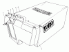 Toro 22031 - ProLine 21" Recycler Lawnmower, 1992 (2000001-2999999) Pièces détachées GRASS BAG ASSEMBLY NO. 11-5609
