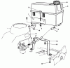 Toro 22031 - ProLine 21" Recycler Lawnmower, 1993 (3900001-3999999) Pièces détachées GAS TANK ASSEMBLY