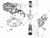 Toro 22035 - Lawnmower, 1989 (9000001-9006453) Pièces détachées ENGINE ASSEMBLY MODEL NO. 47PJ8 #1