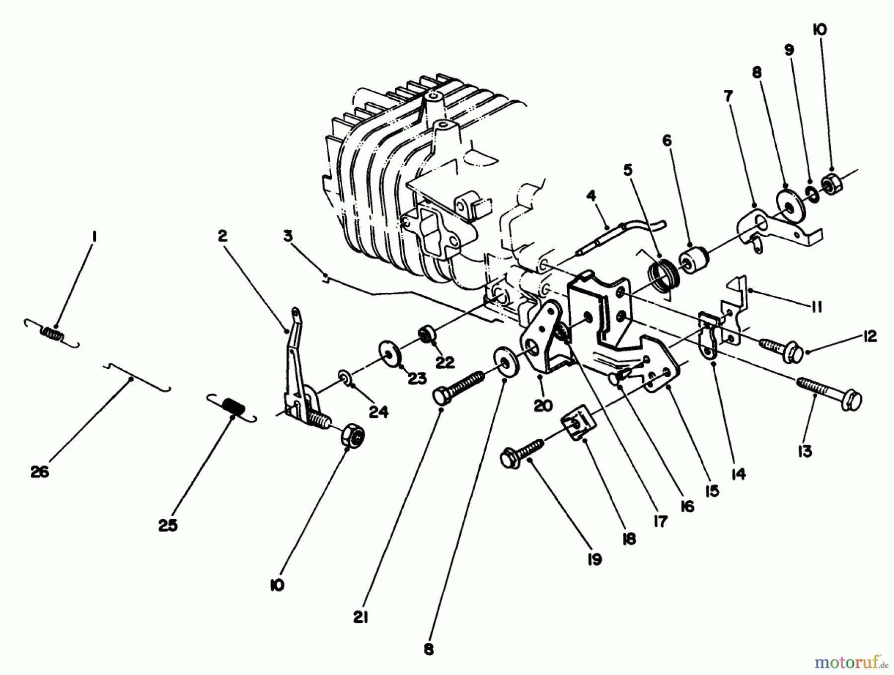  Toro Neu Mowers, Walk-Behind Seite 2 22035 - Toro Lawnmower, 1989 (9000001-9006453) ENGINE ASSEMBLY MODEL NO. 47PJ8 #4