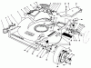Toro 22035 - Lawnmower, 1989 (9000001-9006453) Pièces détachées HOUSING ASSEMBLY (MODEL 22030)