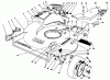Toro 22035 - Lawnmower, 1989 (9000001-9006453) Pièces détachées HOUSING ASSEMBLY (MODEL 22035)