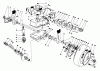 Toro 22035C - Lawnmower, 1989 (9000001-9999999) Pièces détachées GEAR CASE ASSEMBLY