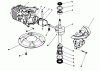 Toro 22036 - Lawnmower, 1990 (0000001-0999999) Pièces détachées CRANKSHAFT ASSEMBLY (MODEL NO. 47PK9-3)
