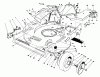 Toro 22037B - Proline 21" Recycler Mower, 1993 (39000001-39999999) Pièces détachées HOUSING ASSEMBLY