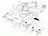 Toro 22037B - Proline 21" Recycler Mower, 1994 (49000001-49999999) Pièces détachées HOUSING ASSEMBLY