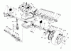 Toro 22038 - Rear Bagger Mower, 1998 (8900001-8999999) Pièces détachées GEAR CASE ASSEMBLY