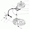 Toro 22038 - Rear Bagger Mower, 1998 (8900001-8999999) Pièces détachées IGNITION ASSEMBLY (MODEL NO. 47PT7-3)