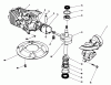 Toro 22040 - Lawnmower, 1992 (2000001-2999999) Pièces détachées CRANKSHAFT ASSEMBLY (MODEL NO. 47PM1-3)