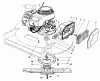 Toro 22040 - Lawnmower, 1992 (2000001-2999999) Pièces détachées ENGINE ASSEMBLY