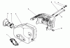 Toro 22040 - Lawnmower, 1992 (2000001-2999999) Pièces détachées MUFFLER ASSEMBLY (MODEL NO. 47PM1-3)
