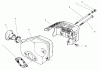 Toro 22040 - Lawnmower, 1997 (7900001-7999999) Pièces détachées MUFFLER ASSEMBLY (MODEL NO. 47PT6-3)