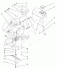 Toro 22040 - ProLine 21" Recycler II Lawnmower, 2000 (200000001-200999999) Pièces détachées ENGINE, BLADE & TANK ASSEMBLY