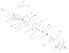 Toro 22040 - ProLine 21" Recycler II Lawnmower, 2000 (200000001-200999999) Pièces détachées REAR AXLE ASSEMBLY