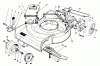 Toro 22580 - Lawnmower, 1991 (1000001-1999999) Pièces détachées HOUSING ASSEMBLY