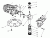 Toro 22685 - Lawnmower, 1991 (1000001-1999999) Pièces détachées CRANKSHAFT ASSEMBLY (MODEL NO. 47PL0-3)