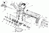 Toro 22685 - Lawnmower, 1991 (1000001-1999999) Pièces détachées GEAR CASE ASSEMBLY