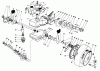 Toro 22043 - Lawnmower, 1993 (3900965-3999999) Pièces détachées GEAR CASE ASSEMBLY