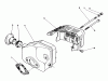 Toro 22043 - Lawnmower, 1993 (3900965-3999999) Pièces détachées MUFFLER ASSEMBLY(MODEL NO. 47PN2-7)
