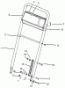 Toro 22043 - Lawnmower, 1994 (4900001-4999999) Pièces détachées HANDLE ASSEMBLY