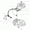 Toro 22043 - Recycler Mower, 2000 (200000001-200999999) Pièces détachées IGNITION ASSEMBLY (MODEL NO. 47PT7-7)