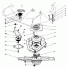 Toro 22151 - Lawnmower, 1992 (2000001-2999999) Pièces détachées BLADE BRAKE CLUTCH ASSEMBLY
