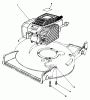 Toro 22151 - Lawnmower, 1992 (2000001-2999999) Pièces détachées ENGINE ASSEMBLY